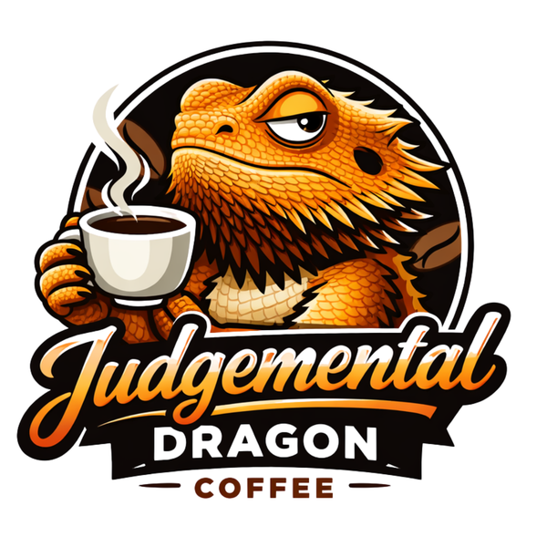 Judgemental dragon coffee
